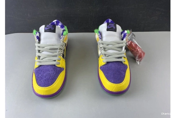 Purple Pro Yellow 318403-137 Nike Duck Low 0723